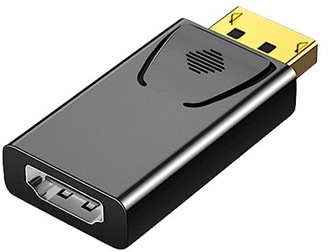 Adapter von DP auf HD, Adapter von USB auf HD 4K60Hz mit Display-Port, Display-Port, Adapter von USB auf HD für zu Hause: verbindet Laptop, PC, Monitor, TV mit Video und Audio mit hoher