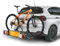 BBROS Portabici da Gancio Traino Fisso | Per 2 Bici Standard (No E-Bike) | Max 34kg | Montaggio Facile | Con Luci e Spina 13 Poli