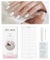 White Gel Nail Strips, KALEFUL Semi Cured Gel Nail Stickers Nail Art Decoration Design Supplies