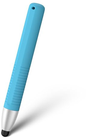 Stylet adapté aux enfants pour écran tactile, stylet pour tablette compatible avec iPad/Fire/Kindle/iPhone/Android toutes les tablettes et téléphones (Bleu)
