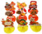 TOYANDONA Thanksgiving Tischdekoration 9 Stück Wabenornamente Herbst-Dekoration Rave-Stil