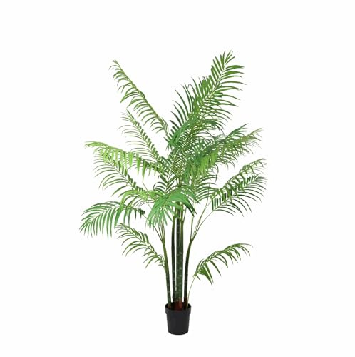Areca Palme Kunstpflanze 190cm | Große Goldfruchtpalme, Deko Pflanze