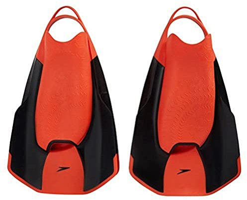Speedo Unisex Fastskin Kick Fin Equipment, Black/Siren Red, 44020