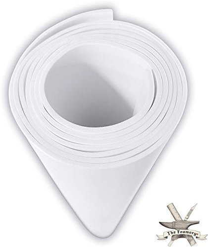 EVA Foam Cosplay – 2mm Thick (2mm to 10mm) – White or Black – Large 35 x 59 Sheet – Ultra High Density 85 kg/m³ – by The Foamory