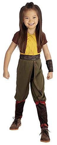 Rubies - Disney Officiel - Déguisement Classique Raya (Enfant) - Taille 5-6 ans