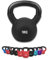 wuuhoo® Kettlebell Dwayne - Kugelhantel 2kg - 28kg aus massivem Gusseisen mit Neopren Beschichtung, Schwunghantel für dein Krafttraining, Gewichte mit Farbcodes - Fitnessgerät für Zuhause 10 kg