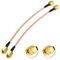 Boobrie 2 * SMA Kabel Koaxialkabel SMA Stecker auf SMA Stecker 15cm Verlängerungskabel RG316 WLAN-Antennenadapter für Koaxial-Antennenkabel, 4G-Antenne, WLAN-Router