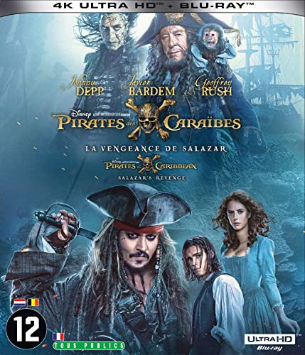 PIRATES DES CARAÏBES 5 : LA VENGEANCE DE SALAZAR - COMBO UHD 4K + BD [Blu-ray]
