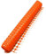 1 Rolle mit 1 m x 30 m Warnzaun Orange - Warnnetz, Kunststoff, Absperrzaun Bauzaun Sicherheitszaun