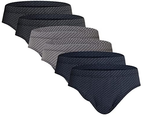 Nottingham Slip Uomo Cotone Mercerizzato, Art. SM765 F.DO Scuro 6pz M
