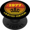 Vintage 1977 Pop Socket für Telefon Retro lustig 1977 Geburtstag PopSockets mit austauschbarem PopGrip