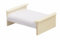 Miniatur Bett, ca. 9 x 7 x 3,5 cm, Natur