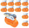 10 Stück 800kg 6m Spanngurte mit Ratsche einteilig 1 teilig Zurrgurte Ratschengurte 25mm orange 800 daN 0,8t