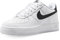 Nike Air Force 1 (GS) Sneaker Child - Synthetik, Weiß/Schwarz, 6.5 Big Kid