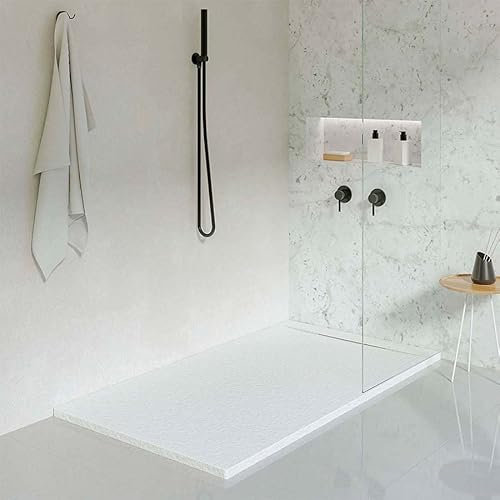 KOES - Piatto Doccia in Resina Serie LIENA – 80x150 – Bianco RAL 9003