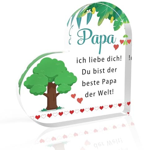 12 x 12 Size Vatertagsgeschenk für Papa Vatertag Geschenk Papa Geschenk Geburtstag Beste Geschenk für Papa Acryl Dekoration Papa Geschenk Weihnachten Weihnachtsgeschenke für Papa