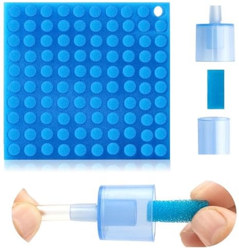 100 Stück Nasensauger filter, Schaumstoffschwamm Nasensaugerfilter Zubehör für Babys Nasensauger Ersatz Reinigung, Schaumstoffschwamm Nasensaugerfilter Zubehör für Baby