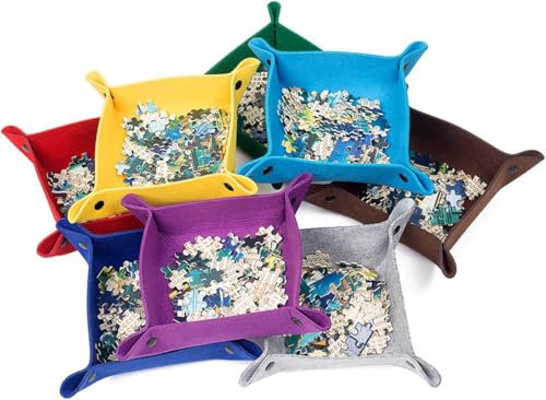 Puzzle Zubehör Puzzle Piece Sorter, Filz Faltbar Butto Style Puzzle Sortiertabletts Für Puzzles Bis Zu 1000 Teile