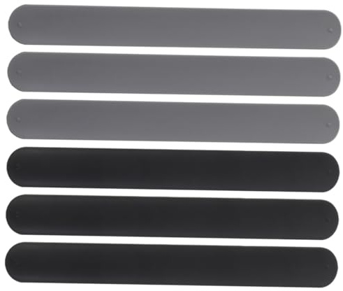 LIFKOME 6 Stück Teiliges Silikon Slap Bands für Aufbewahrung und Organisation von Geschenkpapier Posterrollen Kabeln Platzsparend Robust Vielseitig für Zuhause