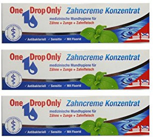 3x One Drop Only Zahncreme Konzentrat 25ml Antibakteriell Zahnpasta, Toothpaste