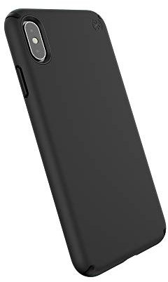 Speck iPhone XS Max Case, Protective Thin Slim Soft Touch Finish Grip Anti Scratch Presidio Pro Cover Case - Black