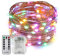 Erchen Battery Operated LED String Lights, Dimmable 33 FT 100 LED Ultra Thin Waterproof 8 Modes Timer Copper Wire Fairy Lights with 13 Key Remote for Indoor Outdoor Christmas Party (Multicolor)