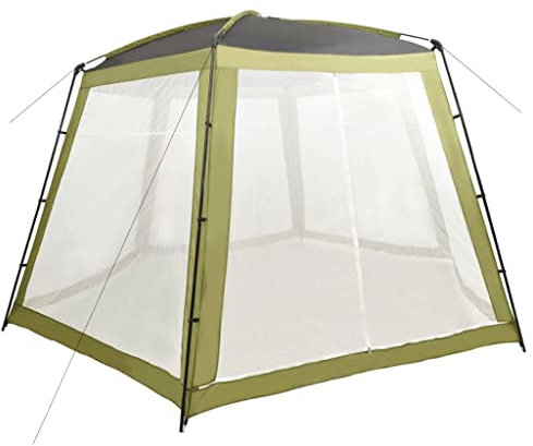 vidaXL Carpa para Piscinas Toldo Techado Techo Refugio Protección contra el Sol Rayos UV Impermeable Robusta Duradera 500x433x250 cm Verde