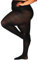 HONENNA Strumpfhosen Damen Elastisch Semi-Blickdicht Strumpfhosen Übergrößen, 1 Paar Schwarz, 5XL-6XL