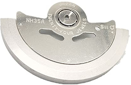 Ersatz Metall Uhr Automatik Hammer Rotor Pendel für Seiko (NH35 NH36 Uhrwerk Zubehör), Fit For NH35A, Kleid