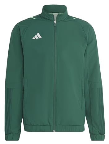 adidas Mens Tracksuit Jacket Tiro 23 Competition Presentation Track Top, Team Dark Green, HU1334, 2XL