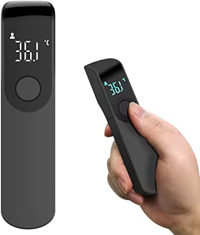 SYFUNLV Infraröd febertermometer, örontermometer panntermometer, exakt snabb läsning, enkel 1-knappsmanövrering och LED-display för spädbarn, barn och vuxna vid feber