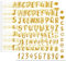 10 Blatt 800 Stück Glitzer Buchstaben Zahlen Aufkleber, Selbstklebende Gold Alphabet Zahlen Sticker, Wasserdichte Alphabet Zahlen Sticker für Hochzeit Geburtstag Briefkasten DIY Scrapbooking (Gold)