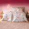 ESTELLA Mako Interlock Jersey Bettwäsche Livia Magenta 1 Bettbezug 135 x 200 cm + 1 Kissenbezug 80 x 80 cm