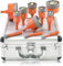 Tile Hole Cutter Set, ZNXIMER Diamond Drill Bits, 11pcs Tile Drill Bits Set 6mm-65mm for Glass, Porcelain Tiles, Ceramic, Granite, Marble, Stone and More Drilling