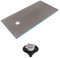Receveur de douche à carreler 200 x 100 WEDI Fundo Primo rectangle écoulement excentré + bonde verticale