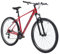 ATTABO Herren Fahrrad Alpe 1.0 mit Aluminiumrahmen 21 Ergonomischer Lenker V-Brake Rot Mountainbike mit 29 Rädern mit Zubehör Verstellbarer Sattel 21-Gang Schaltung