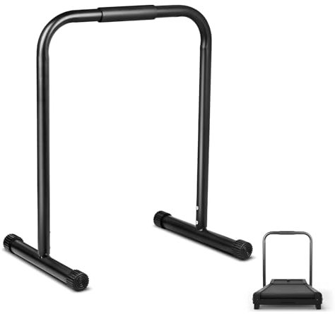 VANEST Handle Bar for Walking Pad Compatible with Walking Pad 19.7'' Wide, Adjustable Handrail Height (31.5-37.4in), 330lbs Capacity, Stable Design for Home Office