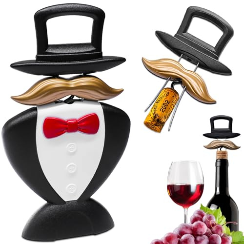 LUCYLANKER Ah So Ouvre-Bouteille, Style Britannique Tire Bouchon à Vin Vintage avec Décapsuleur à Bière, Forgé à la Main pour les Connaisseurs | Édition Artisanale Limitée avec Coffret Cadeau de Luxe