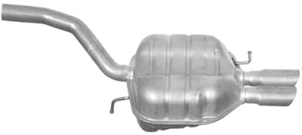 VEGAZ VS-480IMA Endschalldämpfer mit Flansch Kompatibel mit VW Passat Variant 3C5 3C0253609P 3C0253609AJ 3C0253609CM