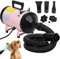 2800W Pet Dog Cat Grooming Hair Dryer Hairdryer Blaster Blower Low Noise Washer Heater with 2.5M Hose 3 Different Nozzles (Pink), 2 Year Warranty