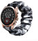 LvBu Armband Kompatibel mit Michael Kors Bradshaw 2, weiche Haargummis Uhrenarmband für Michael Kors Bradshaw 2 Smartwatch (Grid)