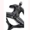 SMGZC Herren glänzende Lack Schwarz Leder Katzenanzug Ganzkörper Männer Sexy Latex Enger Reißverschluss Jumpsuit Gummi Kleidung (2XL)