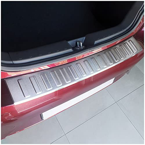 tuning-art BL1024 Ladekantenschutz mit Abkantung passend für Mitsubishi Space Star 2. FL 2020-2024, Farbe:Silber