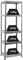 PROREGAL Metallregal Steel Eagle 180x60x40cm Fachlast 130kg Verzinkt Schwerlastregal, Küchenregal, Kellerregal, Steckregal, Garagenregal, Lagerregal