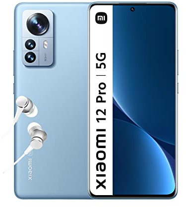 Xiaomi 12 Pro 5G - Smartphone 12+256GB, Écran 6.73” 120Hz AMOLED, Processeur Snapdragon 8 Gen 1, Triple Caméra 50MP, Batterie 4600mAh, HyperCharge 120W, Bleu (Version Française + 2 Ans de Garantie)