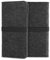 kwmobile Funda para Tablet XL - 6,7/6,8 - Carcasa de Fieltro para móvil con Banda y Bolsillos en Gris Oscuro/Negro