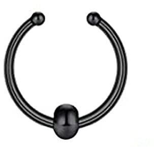 Gualiy 1 Pièce Percing Au Nez Acier Chirurgical, Piercing Nez Faux Anneaux U avec Balle Piercing Nez Anneaux