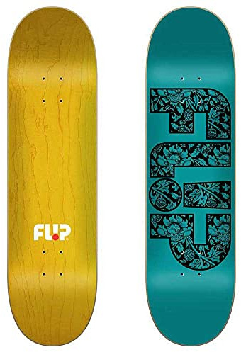 Flip Team Metallic Teal 8,125 x 32,0 Zoll Deck Chassis, Erwachsene, Unisex, Mehrfarbig (Mehrfarbig), Einheitsgröße