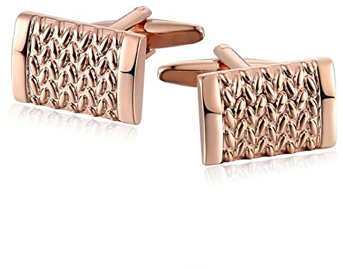 Manschettenknöpfe Herren Trompete, Manschettenknöpfe Herren Trompete Edelstahl Rechteck Hemd Accessoires 1.2X1.9CM
