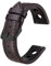 BISONSTRAP Rally Uhrenarmband 20mm, Uhrenarmbänder aus Leder für Herren, Schwarzer Kaffee mit Schwarze Schnalle